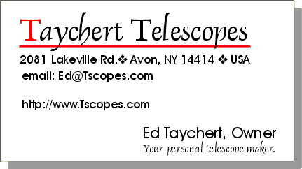 taychert telescopes